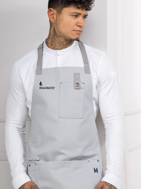 Braaimaster schort Heavy Gray - Afbeelding 4