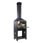 Vrijstaande braai single black