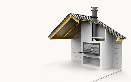 Built in Duo hellend dak braaimaster